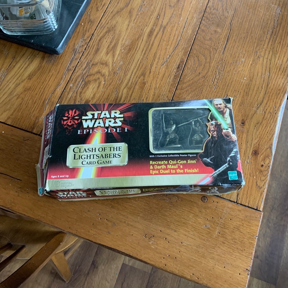 Star Wars Episode 1 Clash of the Lightsabers Card Game (complete)